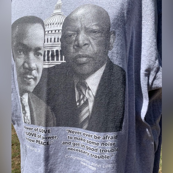 Long Sleeve MLK & John Lewis Inspiration Shirt - Picture 16 of 16